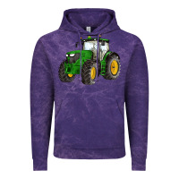 Cloud Purple western farm tractor Vintage Hoodie - Artiststas