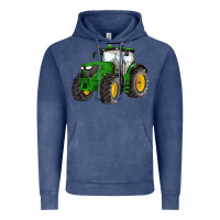 Vintage Denim western farm tractor Vintage Hoodie - Artiststas