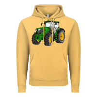 Vintage Mustard western farm tractor Vintage Hoodie - Artiststas