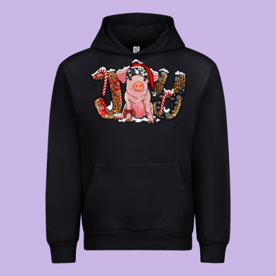Joy With Pig Urban Hoodie Designed By Ranaportraitstore
