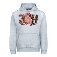 Heather Grey joy with pig Urban Hoodie - RanaPortraitStore