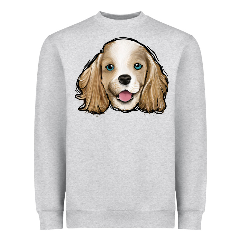 Cocker Spaniel Heavyweight Sweatshirt by Jasminsmagicworld | Teevron