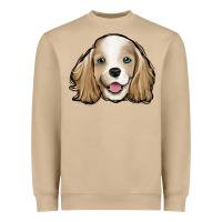 Mushroom cocker spaniel Heavyweight Sweatshirt - Jasminsmagicworld
