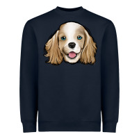 Navy cocker spaniel Heavyweight Sweatshirt - Jasminsmagicworld