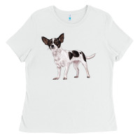 White chihuahua Ladies Tee - LillyAllenDesigns