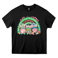 Black Easter gnomes rainbow Heavy Core Tee - OliviaCreatesArt