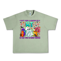 Oil Green respiratory therapist halloween humor Urban Heavy Tee - CowhideDigitalArt