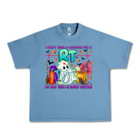 Pebble Blue respiratory therapist halloween humor Urban Heavy Tee - CowhideDigitalArt