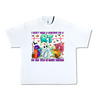 White respiratory therapist halloween humor Urban Heavy Tee - CowhideDigitalArt