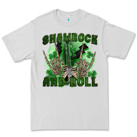 Dove Grey shamrock and roll Premium Tee - FaDigitalArtStudio