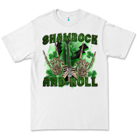 White shamrock and roll Premium Tee - FaDigitalArtStudio