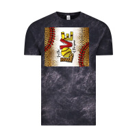 Cloud Black for the love of the game softball Vintage Tee - chombo