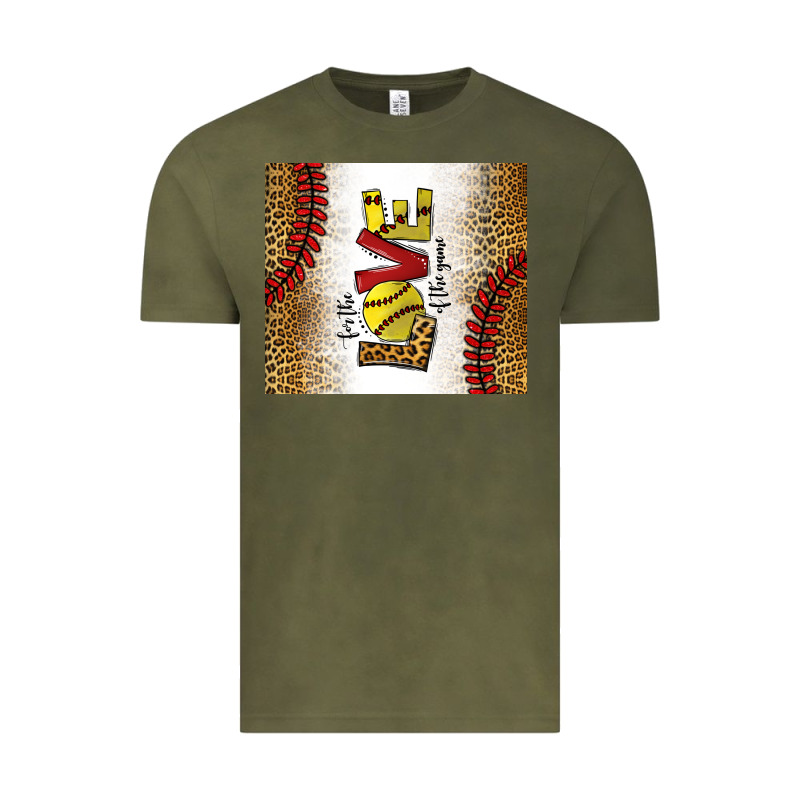 For The Love Of The Game Softball Vintage Tee by chombo | Teevron