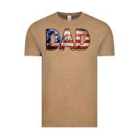 Vintage Coffee American Flag Dad 4th of July Vintage Tee - LillyAllenDesigns