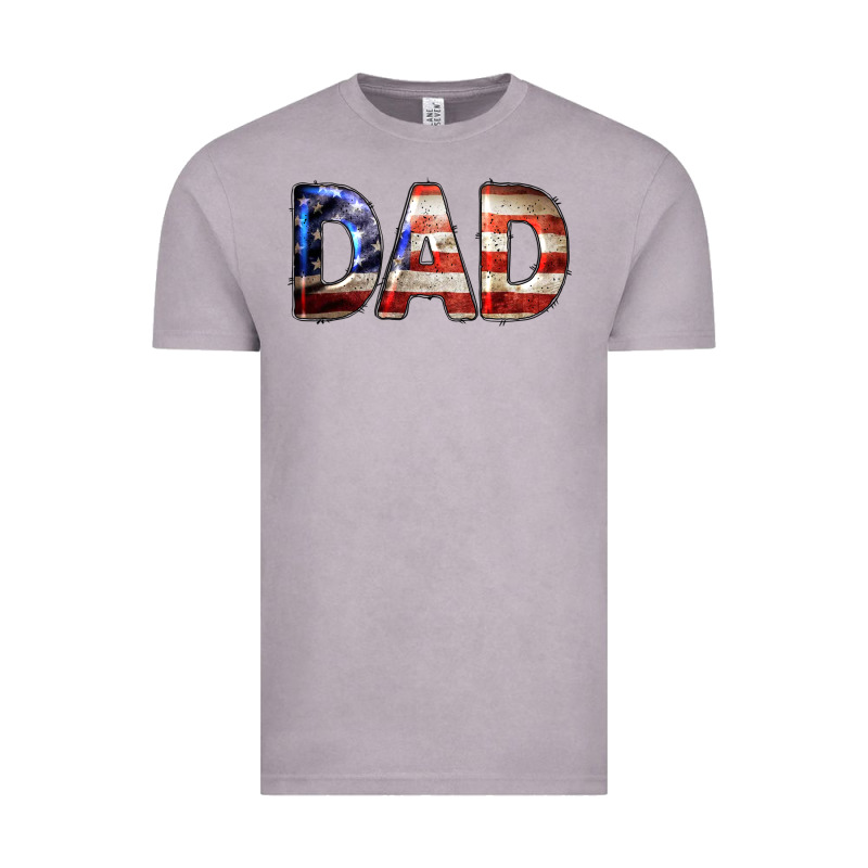American Flag Dad 4th Of July Vintage Tee by LillyAllenDesigns | Teevron