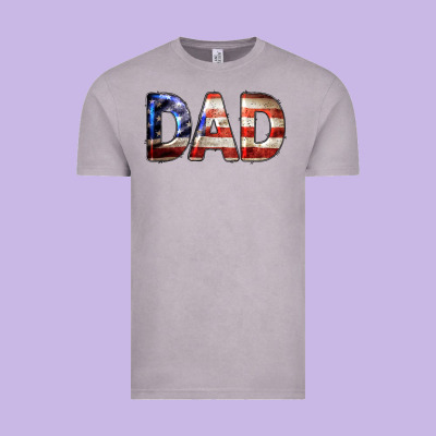 American Flag Dad 4th Of July Vintage Tee Designed By Lillyallendesigns