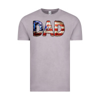 Vintage Zinc American Flag Dad 4th of July Vintage Tee - LillyAllenDesigns