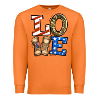 Carrot love 4th of july army veteran Premium Sweatshirt - Jasminsmagicworld