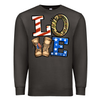 Smoke love 4th of july army veteran Premium Sweatshirt - Jasminsmagicworld