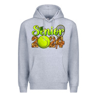 Heather Grey tennis senior 2024 Premium Hoodie - BarkalooDesign