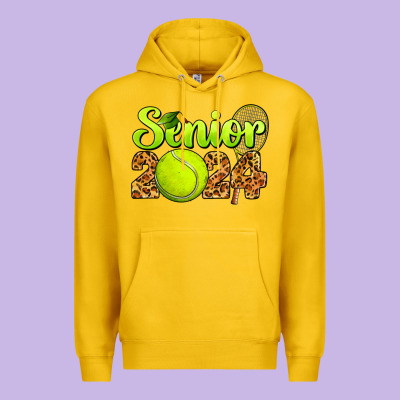 Tennis Senior 2024 Premium Hoodie Designed By Barkaloodesign