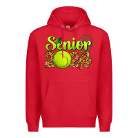 Red tennis senior 2024 Premium Hoodie - BarkalooDesign