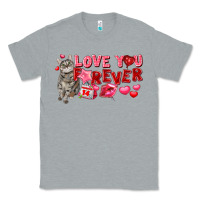 Heather Grey Love you forever Classic Tee - FaDigitalArtStudio