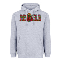 Heather Grey abuela floral aztec leopard Heavyweight Hoodie - Jasminsmagicworld