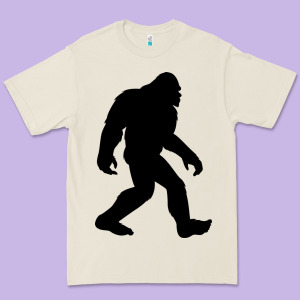 Bigfoot In Black Design Premium Tee Designed By Artisfamous