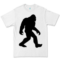 White bigfoot in black design Premium Tee - artisFamous