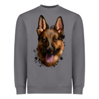 Storm German Shepherd Heavyweight Sweatshirt - Jasminsmagicworld