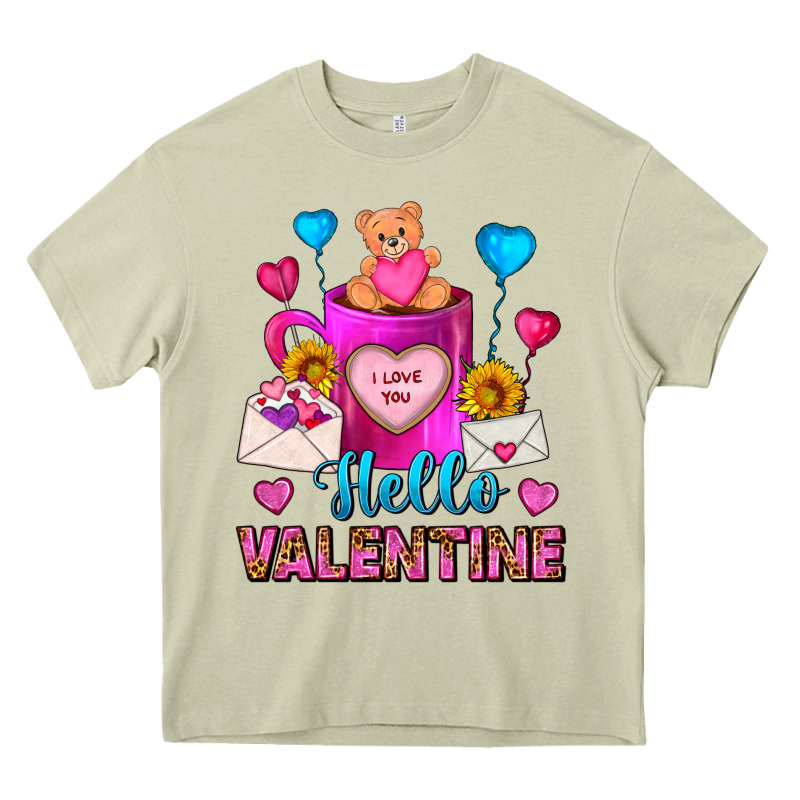 Hello Valentine Valentines Day Coffee Mug Heavy Core Tee by FaDigitalArtStudio | Teevron