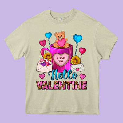 Hello Valentine Valentines Day Coffee Mug Heavy Core Tee Designed By Fadigitalartstudio