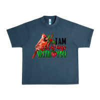 Midnight Navy I Am Always With Your Cardinal Bird Urban Heavy Tee - LillyAllenDesigns