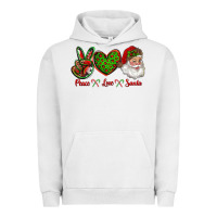 Pigment Lunar Rock peace love santa Urban Hoodie - RanaPortraitStore