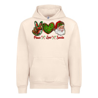 Sandshell peace love santa Urban Hoodie - RanaPortraitStore