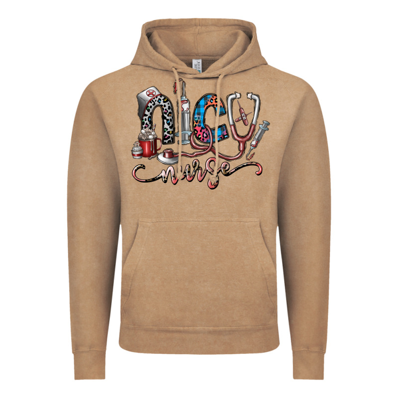 Nice Nurse Vintage Hoodie by SublimationCraftShop | Teevron
