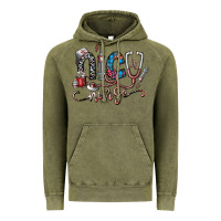 Vintage Olive nice nurse Vintage Hoodie - SublimationCraftShop