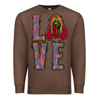 Chestnut love lady of guadalupe Premium Sweatshirt - Jasminsmagicworld