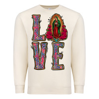 Sandshell love lady of guadalupe Premium Sweatshirt - Jasminsmagicworld