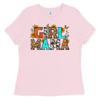 Bubblegum Pink girl mama Ladies Tee - LillyAllenDesigns