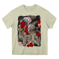 Mossy Two skeletons hugging Valentine's Day Heavy Core Tee - FaDigitalArtStudio