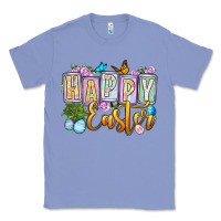 Colony Blue Happy Easter Classic Tee - OliviaCreatesArt