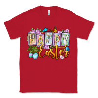 Red Happy Easter Classic Tee - OliviaCreatesArt