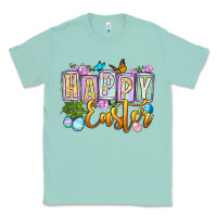 Seafoam Happy Easter Classic Tee - OliviaCreatesArt