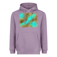 Lavender Turquoise Leopard Background Heavyweight Hoodie - Jasminsmagicworld