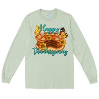 Matcha Happy Thanksgiving Pumpkin Pie Long Sleeve Tee - LillyAllenDesigns