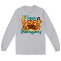 Moon Dust Happy Thanksgiving Pumpkin Pie Long Sleeve Tee - LillyAllenDesigns