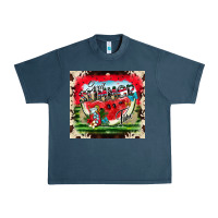 Midnight Navy Sweet Summer Time Urban Heavy Tee - CowhideDigitalArt