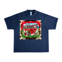Navy Sweet Summer Time Urban Heavy Tee - CowhideDigitalArt
